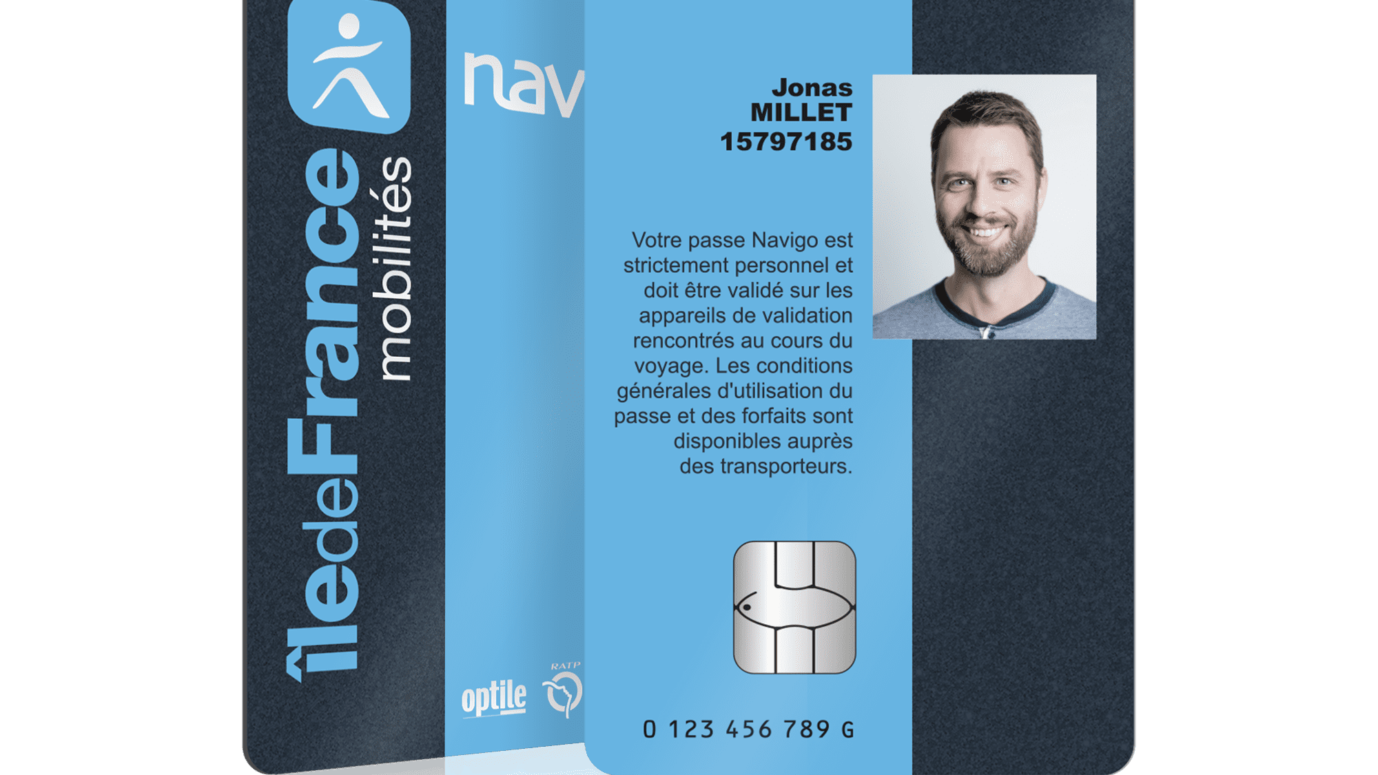 Passe Navigo personnalisé Transilien